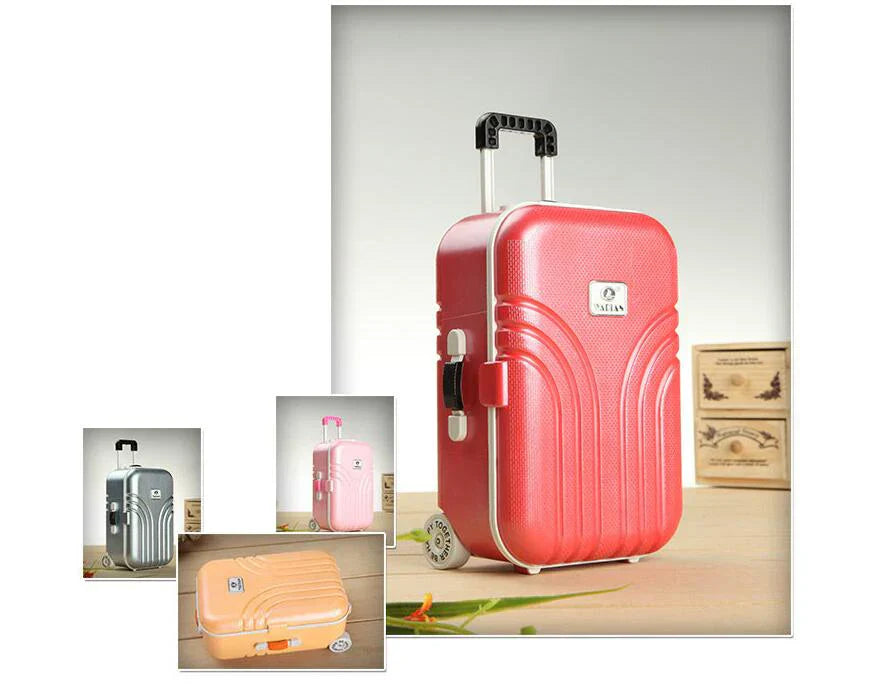 Mini Suitcase Shape Musical Jewellery Storage Box