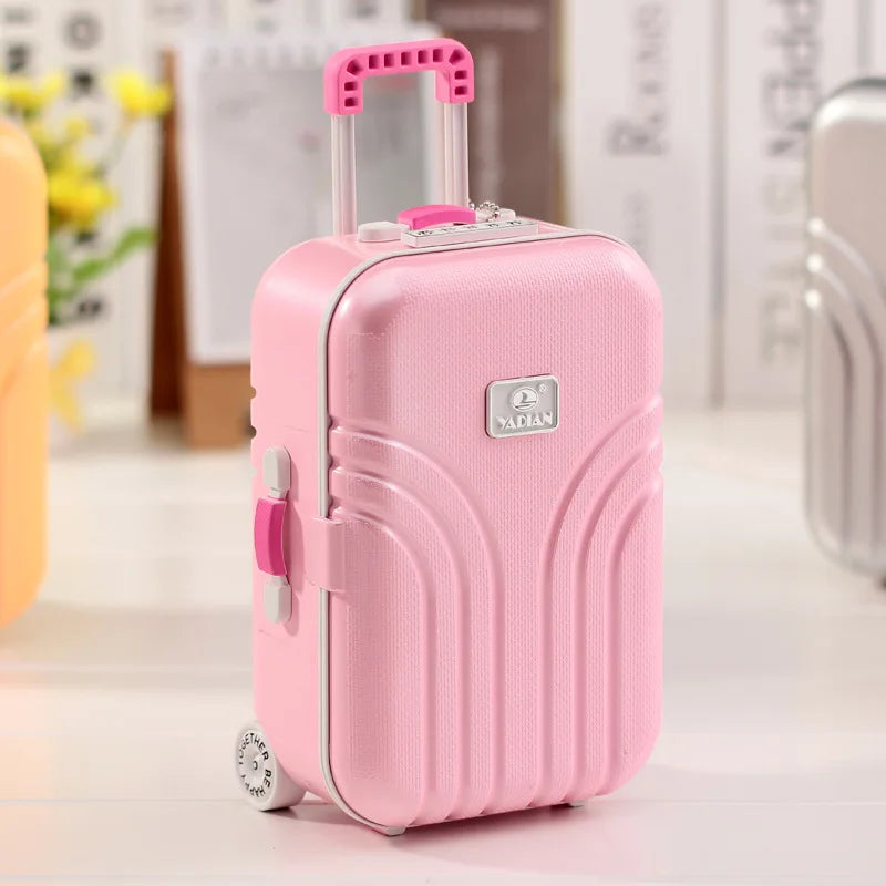 Mini Suitcase Shape Musical Jewellery Storage Box