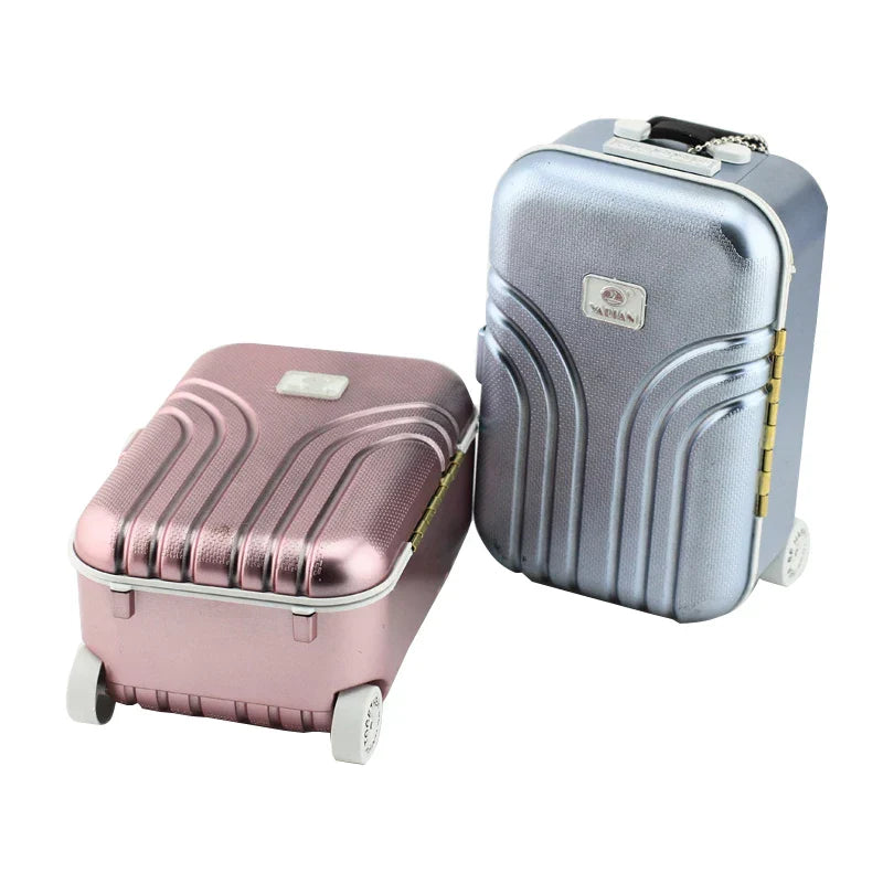 Mini Suitcase Shape Musical Jewellery Storage Box