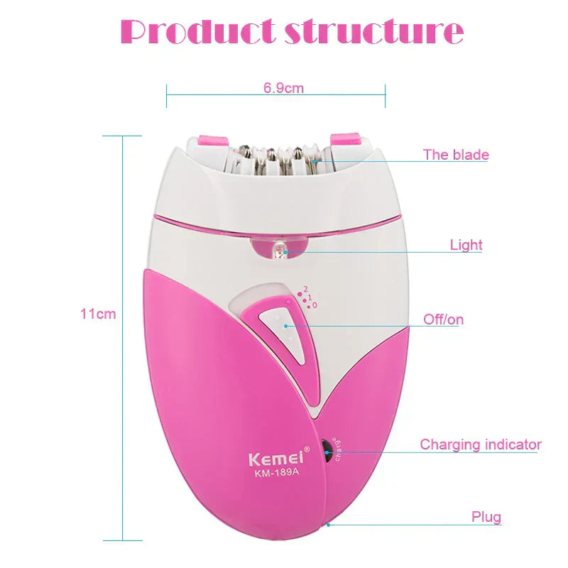 Kemei Women hair removal Epilator