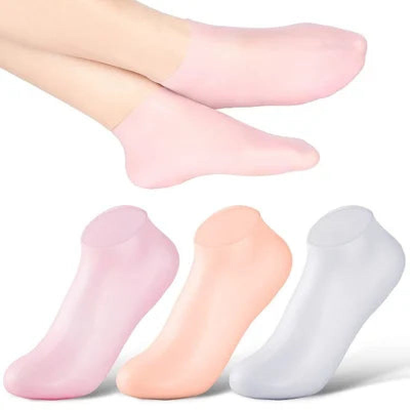 Moisturizing Silicone Socks For Dry Cracked Heels