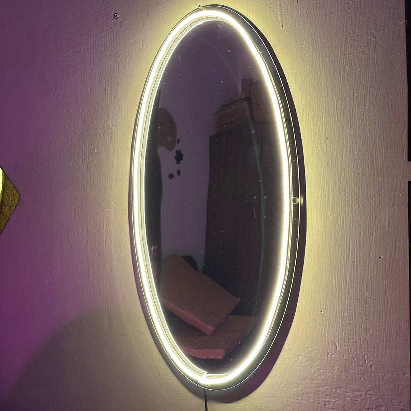 Neon Selfie Acrylic mirror for Room Walls