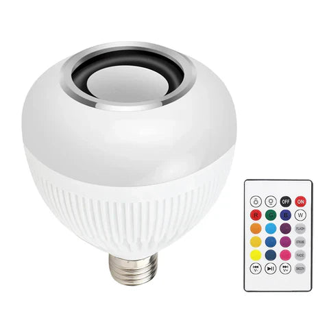 LED 12 Colours Mobile Bluetooth Music Speaker Bulb