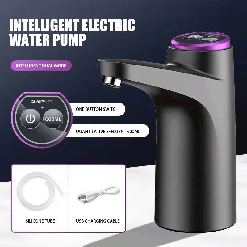 Electric Water Pump USB Charging Automatic Electric Water Dispenser