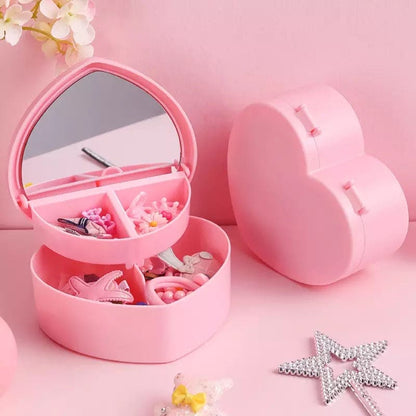 Heart Shape Cute Jewellery Box Organizer