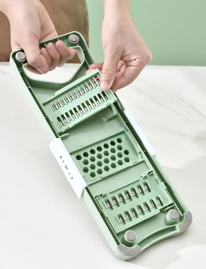 5 In 1 Stainless Steel Multifunctional Vegetable Slicer Cutter